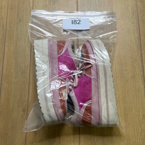 UGG Platform Sneakers Pink Suede Leather Chunky Womens Size 9 - Picture 16 of 16